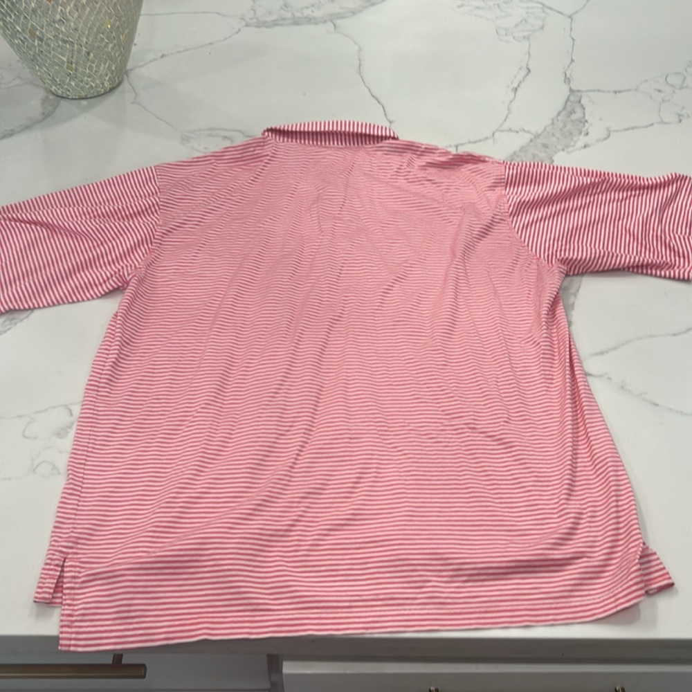 Peter Millar Hales Performance Jersey Striped‎ Polo. Size XL (798K) - Picture 10 of 11